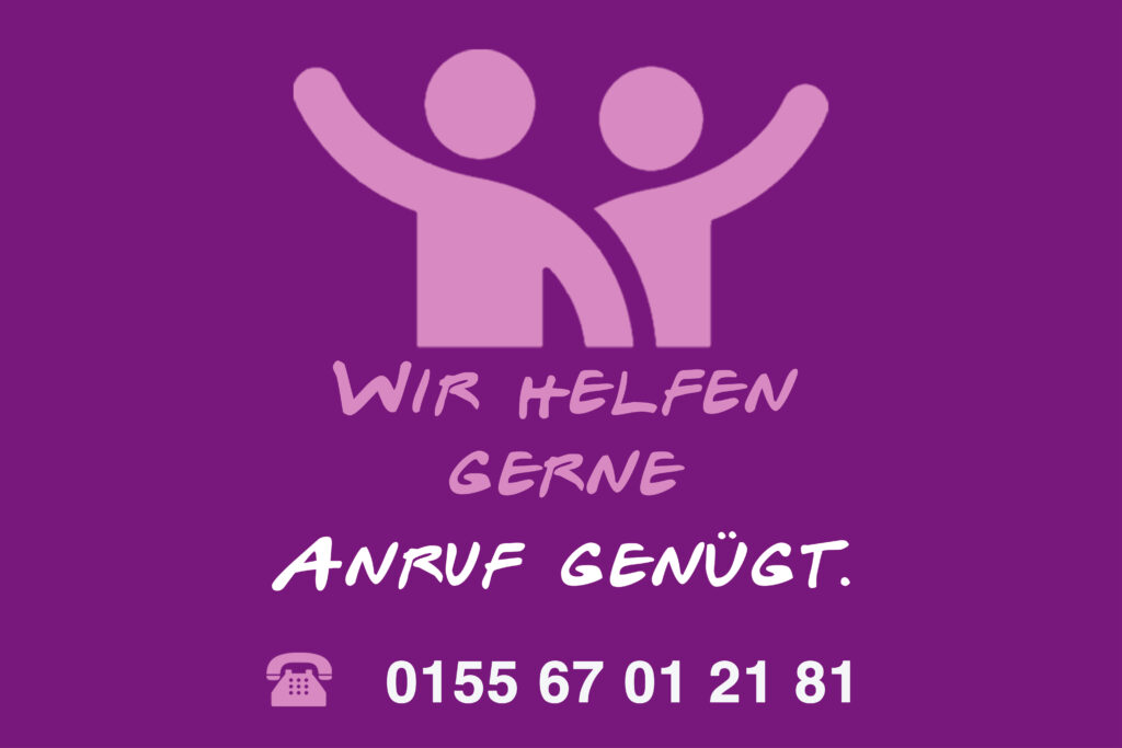 Wir helfen gerne